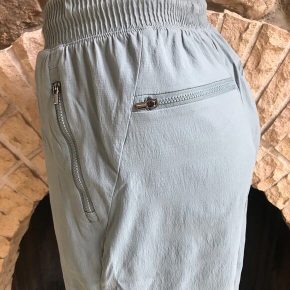 Athleta Trekkie Straight Crop Sea Foam Green Pull On Pants Women’s Size 4 - Picture 5 of 7